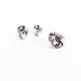 French Style Double Knot Cufflinks Metal Cuff Buttons Business Wedding Man Gift