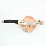French Cellulose Acetate Hair Barrette Clip - Camellia Flower Accessory