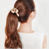 French Cellulose Acetate Hair Barrette Clip - Camellia Flower Accessory