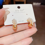 French Temperament Pearl C Earrings