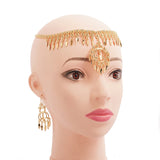 French Hair Accessories for Girls Plated Tassels Hair Chain for Bridal