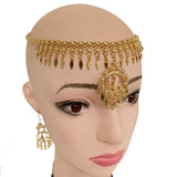 French Hair Accessories for Girls Plated Tassels Hair Chain for Bridal