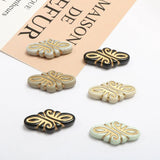 French Diamond Retro Antique Acrylic Beads DIY Earrings Stud
