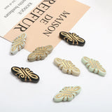 French Diamond Retro Antique Acrylic Beads DIY Earrings Stud