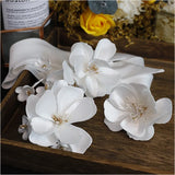 French Flower Hair Band Set Bridal Headdress Women Hair Wear Ornament