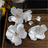 French Flower Hair Band Set Bridal Headdress Women Hair Wear Ornament