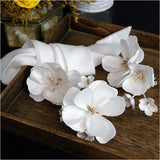 French Flower Hair Band Set Bridal Headdress Women Hair Wear Ornament