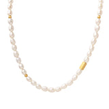 French Style Freshwater Pearl Necklace Women's Charm Jewelry Gift
