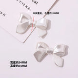 French Irregular Ribbon Pearl Bow Beads DIY Jewelry