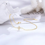 French S925 Sterling Silver Plated 14K Star Bracelet