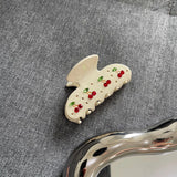 French Cherry Rhinestone Hair Clip