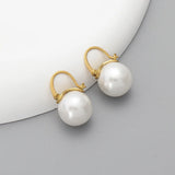 French Pearl Earrings Studs Accessory