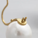 French Pearl Earrings Studs Accessory