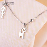 925 Sterling Silver Anklet Cat And Fish Bone Bead Anklet For Women
