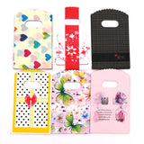 Flower Printed Plastic Jewelry Bag 9x15