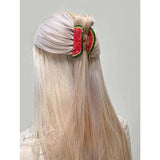 Fruit Hair Claws Watermelon Strawberry Cherry Clips