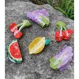Fruit Hair Claws Watermelon Strawberry Cherry Clips