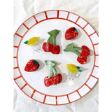 Fruit Hair Claws Watermelon Strawberry Cherry Clips