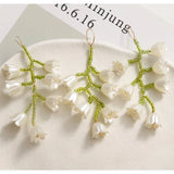 10pcs Fresh Pearl Beading Charms for DIY Girls Earrings 60*35mm