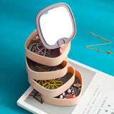 4-Layer Jewelry Box for Earrings Rings