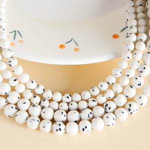 Polka Dot Acrylic Beads DIY Hair Jewelry Earrings Bracelet Necklace Accessory