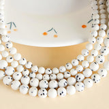 Polka Dot Acrylic Beads DIY Hair Jewelry Earrings Bracelet Necklace Accessory