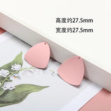 Irregular Triangle Flower Alloy Pendant for DIY Earrings