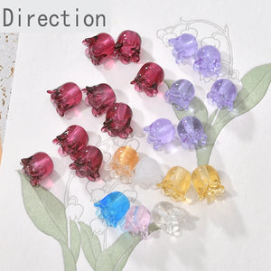 Lily of the Valley Petals Glass Beads DIY Earrings Bracelet Necklace Material