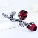 Rose Flower Elastic Hairpin for Women