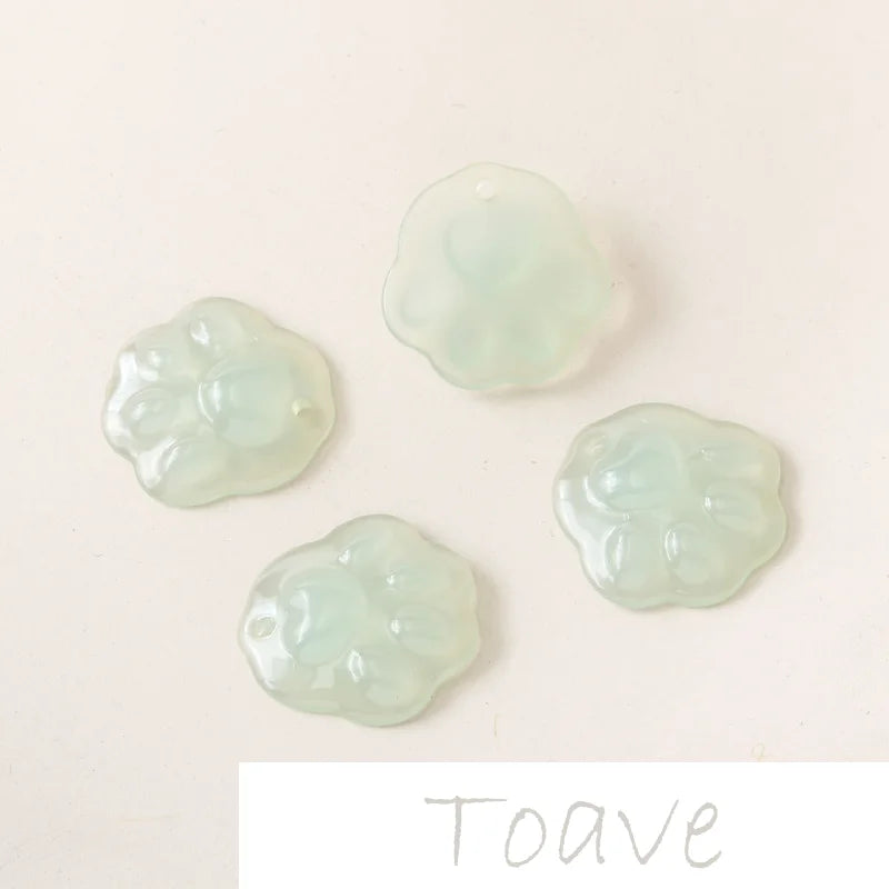 Resin Cat Scratch Print Pendant DIY Bracelet Earring Accessories