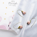 Fresh Petal Tulip Flower Hair Accessories DIY Jewelry Earrings