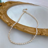 Freshwater Pearl Necklace Retro Natural Pearl Women Necklace