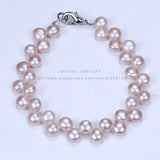 Freshwater Pearl Bracelet for Women with 100% Natural Pearls