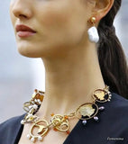 Baroque Pearl Earrings Golden Boho Pearls Jewelry for Women