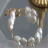Baroque Pearl Bracelet 18K Chain Real Accessories Gift