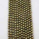 7-8mm Freshwater Pearl Oval Bead Fruit Green Beige for Jewelry Making