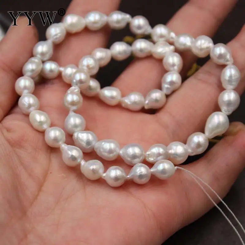 8mm Freshwater Pearl Beads Drop Shape Loose Kralen High Quality DIY Jewelry