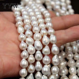 8mm Freshwater Pearl Beads Drop Shape Loose Kralen High Quality DIY Jewelry