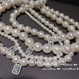 Baroque Pearl Choker Necklace Vintage Jewelry for Girls