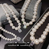 Baroque Pearl Choker Necklace Vintage Jewelry for Girls