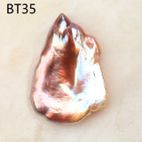 Freshwater XL Baroque Pearl Beads Natural Colorful Glare Petal DIY Pendant