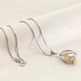 Freshwater Pearl Pendant 925 Silver Necklace