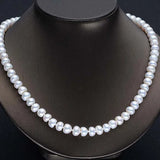 Freshwater Necklace & 7-8mm Round Pearl Lady Jewelry