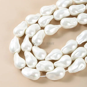 Baroque Freshwater Pearl Beads Spacer Jewelry Making DIY Necklace Charm