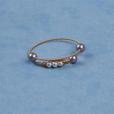 Freshwater Pearl Bead Cuff Bangle Bracelet