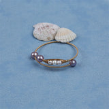 Freshwater Pearl Bead Cuff Bangle Bracelet