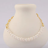Freshwater Pearl Bracelet Silver 925 Ukrainian Style Fine Jewelry