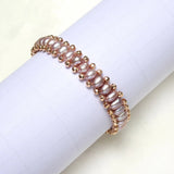 Freshwater Pearl Bracelets Plating Jewelry Gift Love Wedding Banquet