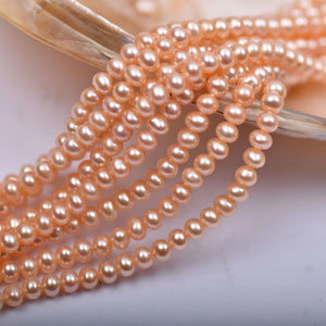 Freshwater Pearl Near Flawless 4-5mm Pink Purple Bracelet Necklace