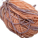 Freshwater Pearl Near Flawless 4-5mm Pink Purple Bracelet Necklace